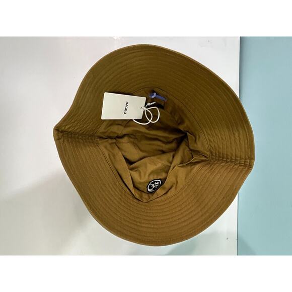 BAGGU Bucket Hat Adjustable Tamarind 90s Style Organic Cotton Tree Sprout Logo - Picture 4 of 9